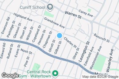 Map image of the property - 50 Gilbert St