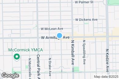 Map image of the property - 3501 W Armitage Ave