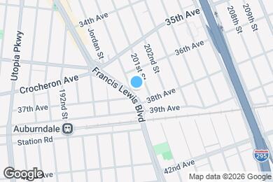 Map image of the property - 36-33 Francis Lewis Blvd