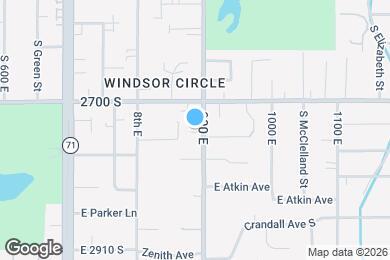 Map image of the property - 2738 S 900 E