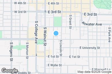 Map image of the property - 207 E 2nd St