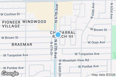 Map image of the property - 10026 N 66th Ln