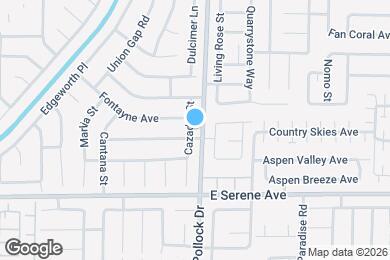 Map image of the property - 9184 Cazador St