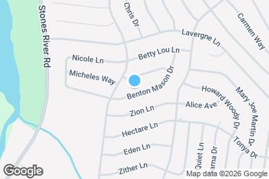 Map image of the property - 1124 Benton Mason Dr