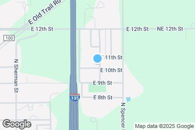 Map image of the property - 1506 E 10th St