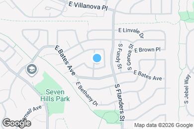 Map image of the property - 2882 S Espana St