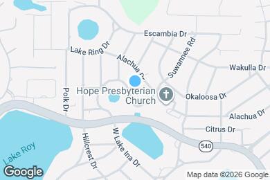 Map image of the property - 624 Lake Elizabeth Dr