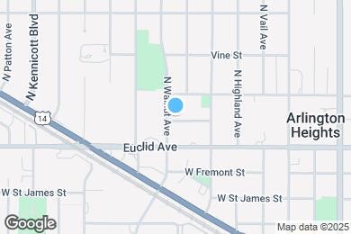 Map image of the property - 410 W Mueller St
