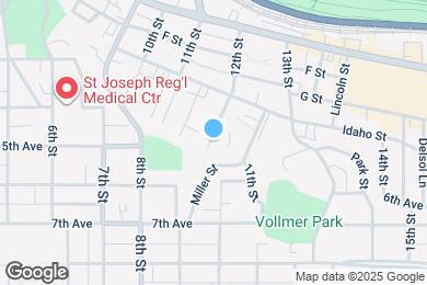 Map image of the property - 411 12th St