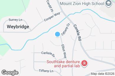 Map image of the property - 2219 Tiffany Ct
