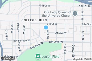 Map image of the property - 904 3rd St W