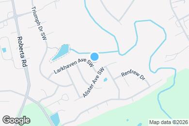 Map image of the property - 3516 Larkhaven Ave SW