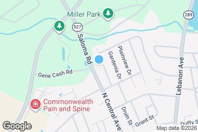 Map image of the property - 911 Maplewood St