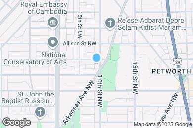 Map image of the property - 4322 14th St NW