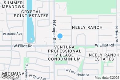 Map image of the property - 764 W La Pryor Ln
