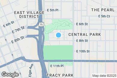 Map image of the property - 1107 E 8th St