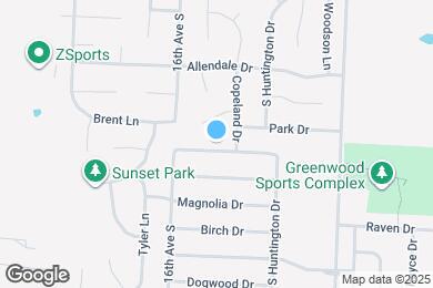 Map image of the property - 1400 Cottonwood Dr