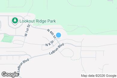 Map image of the property - 404 N X St
