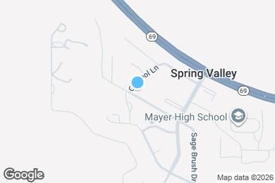 Map image of the property - 17022 E Roadrunner Rd