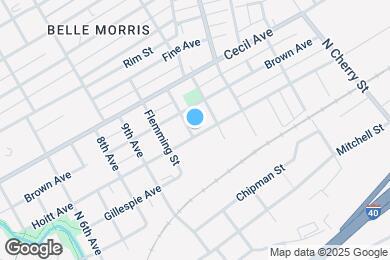 Map image of the property - 2101 Hoitt Ave