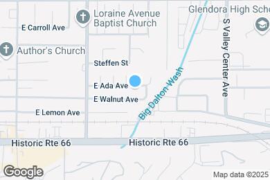 Map image of the property - 1226 E Ada Ave