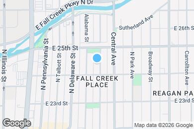 Map image of the property - 2424 N New Jersey St