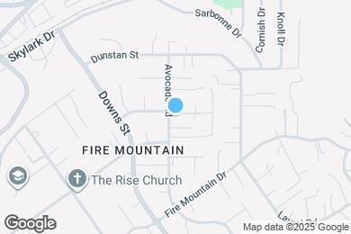 Map image of the property - 1482 Avocado Rd