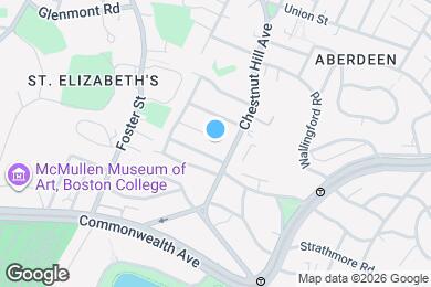 Map image of the property - 165 Chestnut Hill Ave