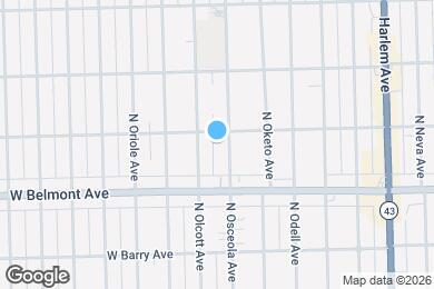 Map image of the property - 3244 N Osceola Ave
