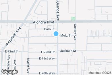 Map image of the property - 16203 Orange Ave