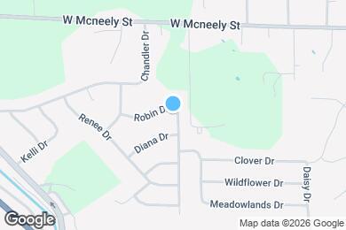 Map image of the property - 635 Robin Dr