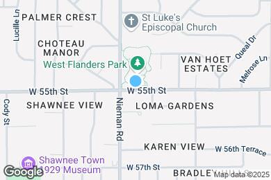 Map image of the property - 11010 W 55th Ter