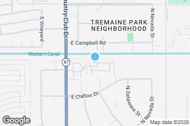 Map image of the property - 3491 N Arizona Ave