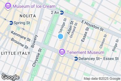 Map image of the property - 61 Rivington St