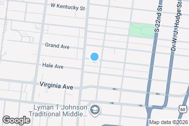 Map image of the property - 2508 Osage Ave