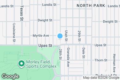 Map image of the property - 3422 28th St
