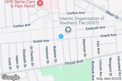 Map image of the property - 184 Grand Ave