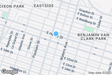 Map image of the property - 913 E Henry St