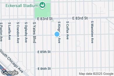 Map image of the property - 8408 S Kingston Ave