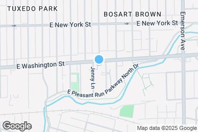 Map image of the property - 4707 E Washington St