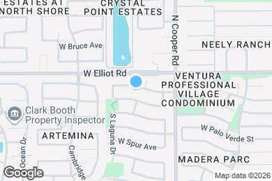 Map image of the property - 873 W Sierra Madre Ave