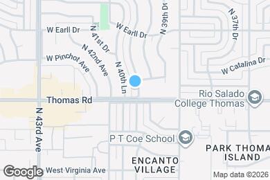 Map image of the property - 2908 N 40th Dr
