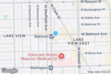 Map image of the property - 931 W Belmont Ave