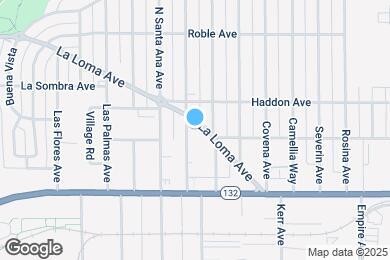 Map image of the property - 1220 La Loma Ave