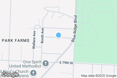 Map image of the property - 8701 E 77 Terrace