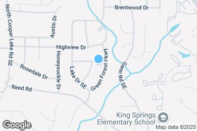Map image of the property - 860 Green Forest Dr