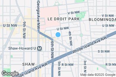 Map image of the property - 510 T St NW