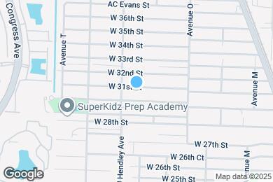 Map image of the property - 1457 W 31st St