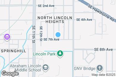 Map image of the property - 610 SE 13th Terrace