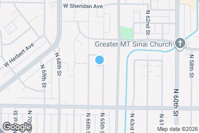 Map image of the property - 5329 N 65th St